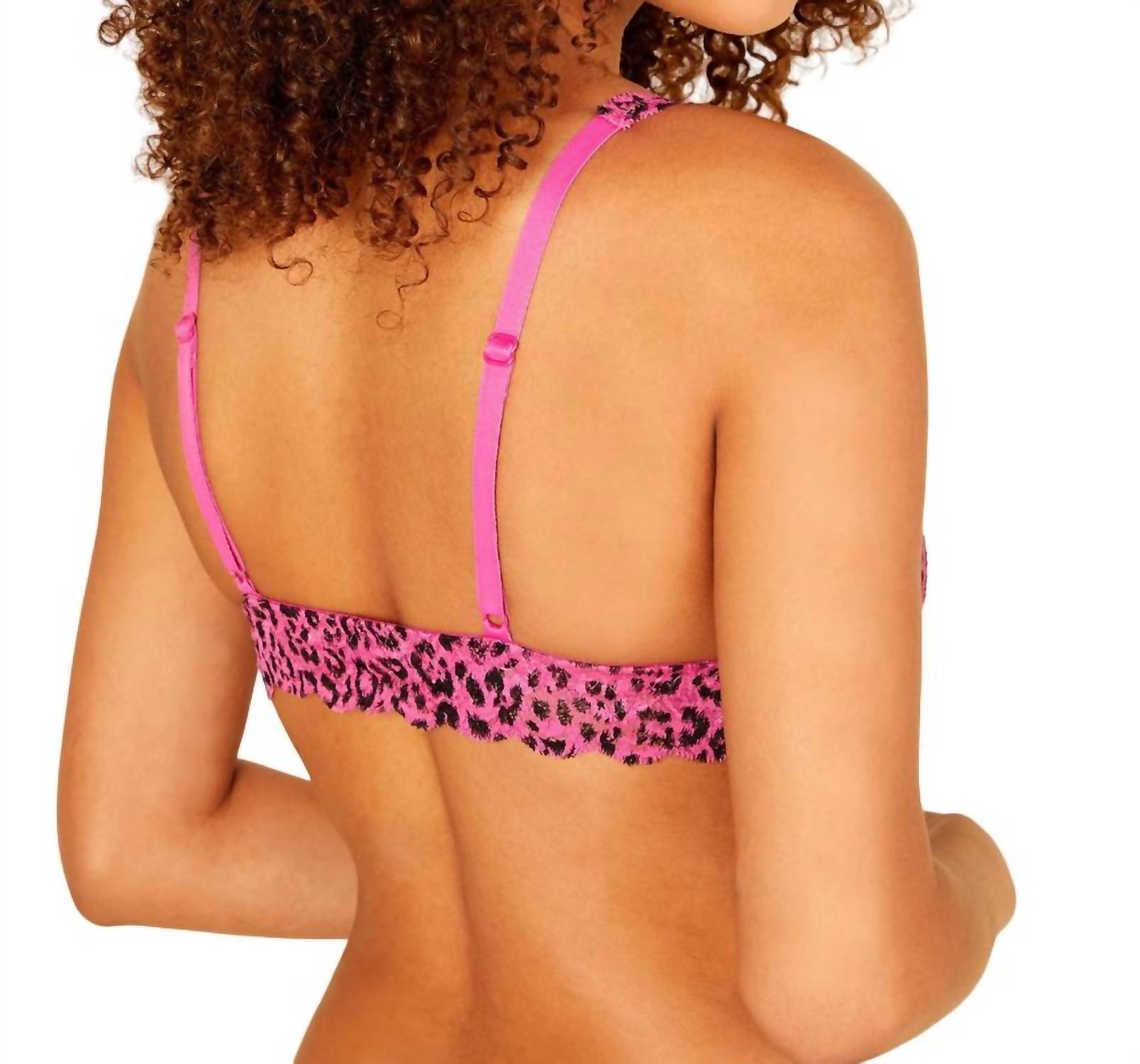Women's Never Say Never Printed Triangle Bralette
