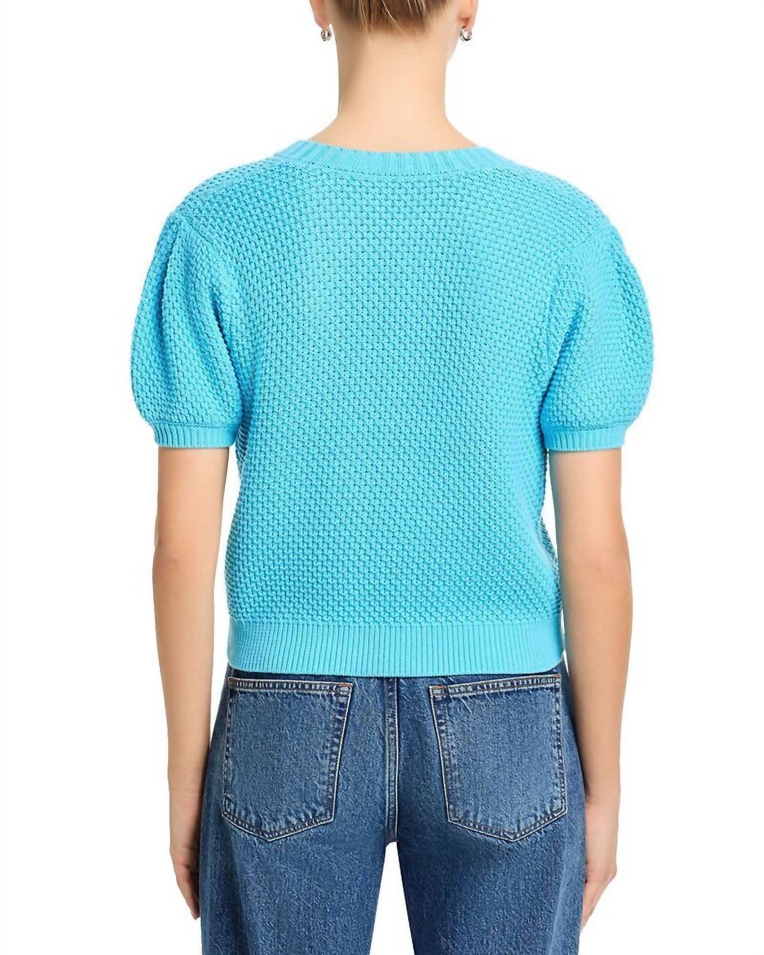 French Connection - Remy Cotton Blend V-neck Top