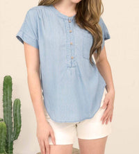 Blu Pepper - Seabreeze Stripe Henley Top