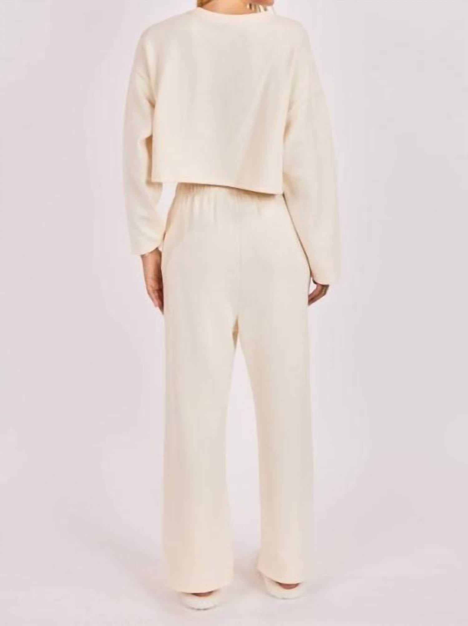Sadie & Sage - Relaxed Stay Wide Leg Pants