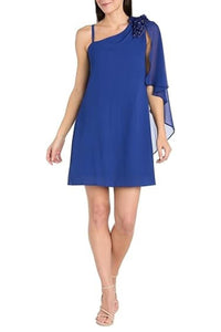 R&M Richards - One Shoulder Short Evening Dress