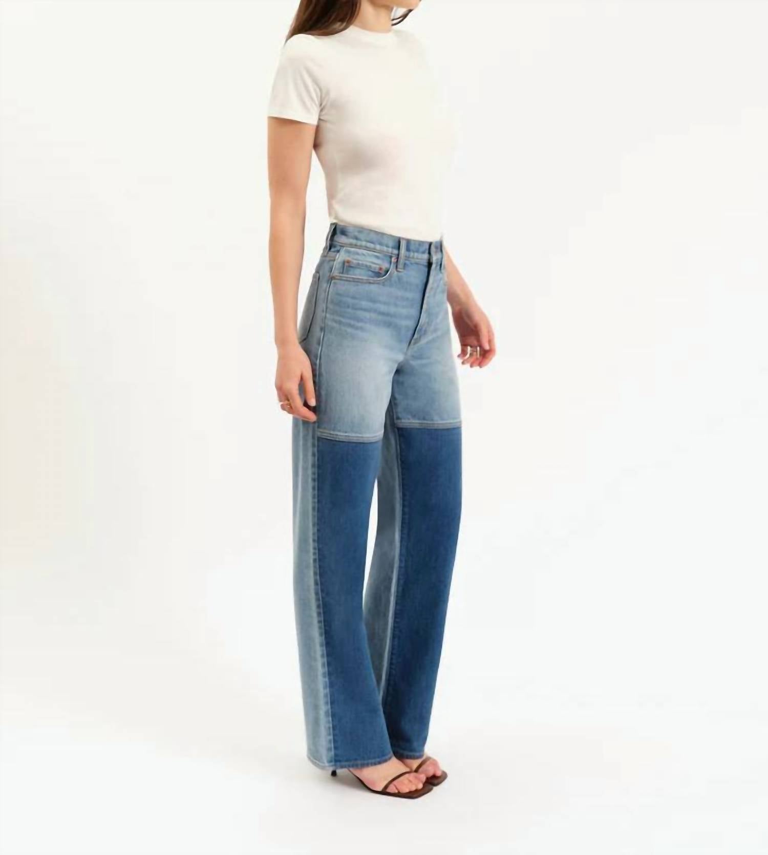 Daze - City Straight High Rise Straight Leg Jeans