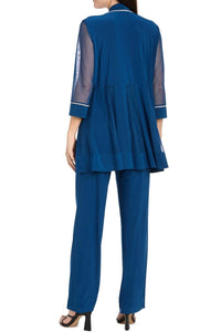 R&M Richards - Embellished Two-Piece Pants Set