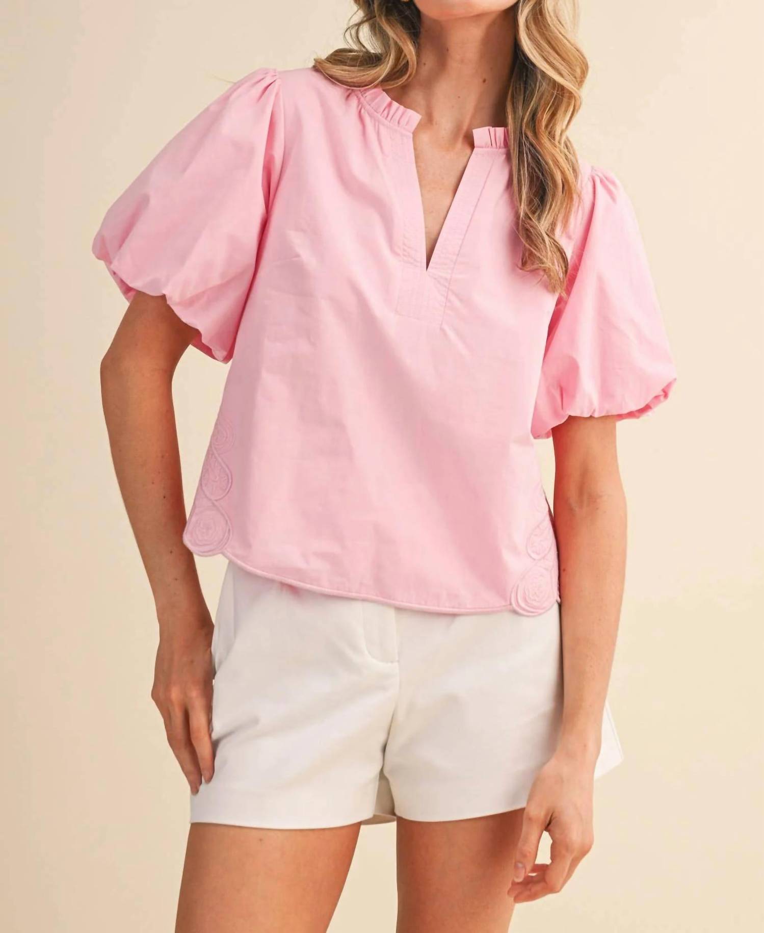&Merci - Belle Puff Sleeve Blouse