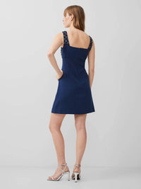 French Connection - Embroderied Darcy Crepe Dress