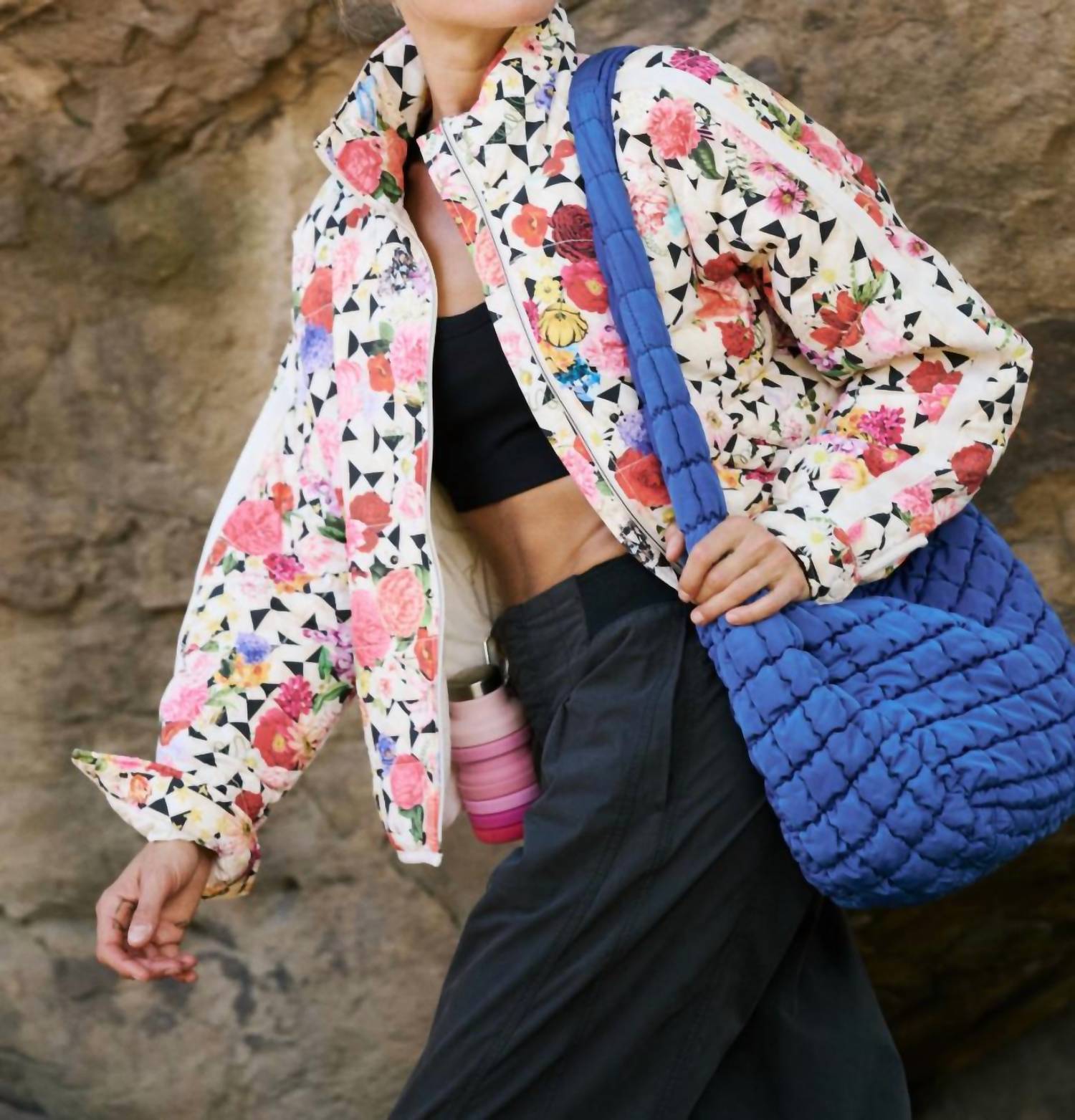 Free People - Pippa Printed Packable Puffer Jacket
