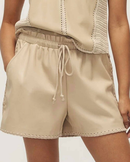 Melissa Nepton - Marian Leather Short