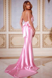 Jovani - Fitted Crystal Corset Prom Dress