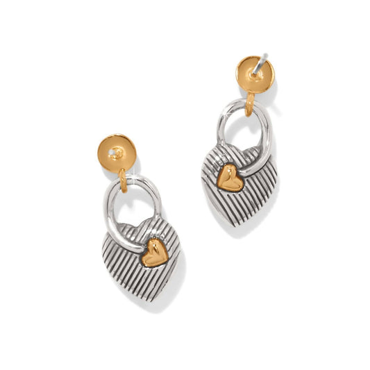 Brighton - Women's One Heart Post Drop Earrings