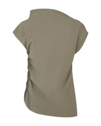 Annette Goertz - Women's Fly Drawstring Shoulder Blouse