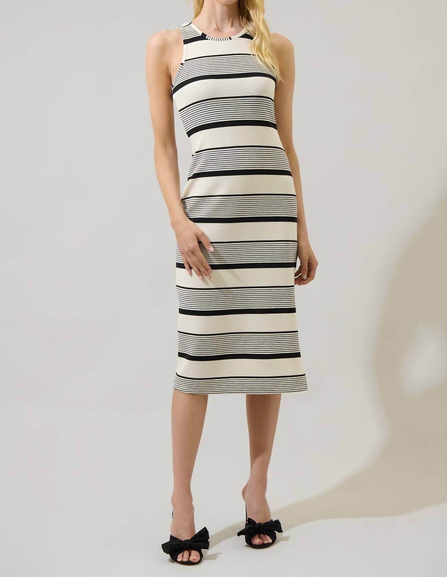 Sugarlips - RILEY STRIPED MIDI DRESS