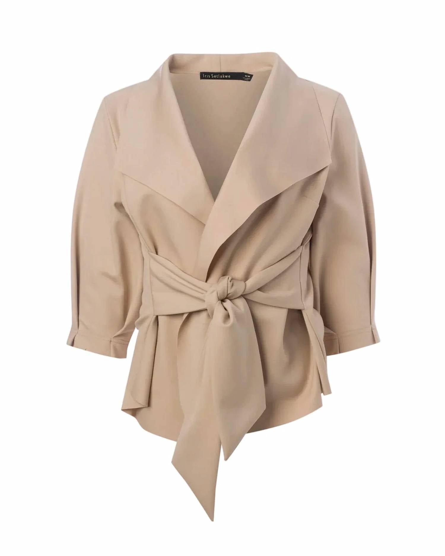 Iris Setlakwe - Women's Raw Edge Belted Jacket