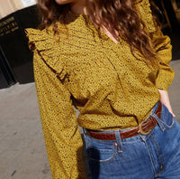 Tilly A Line Ruffle Top