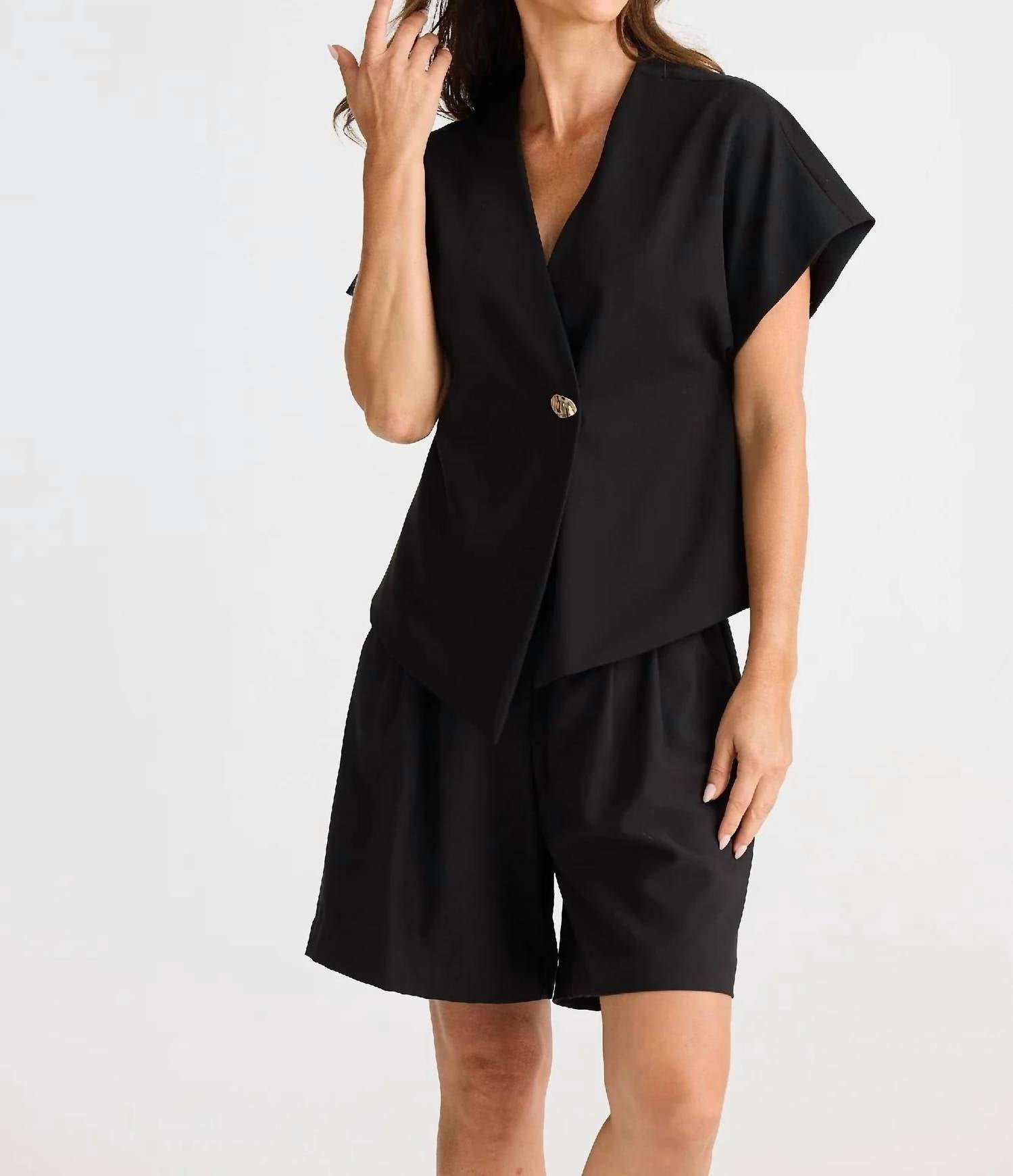 Brave + True - Origami V-neck Top