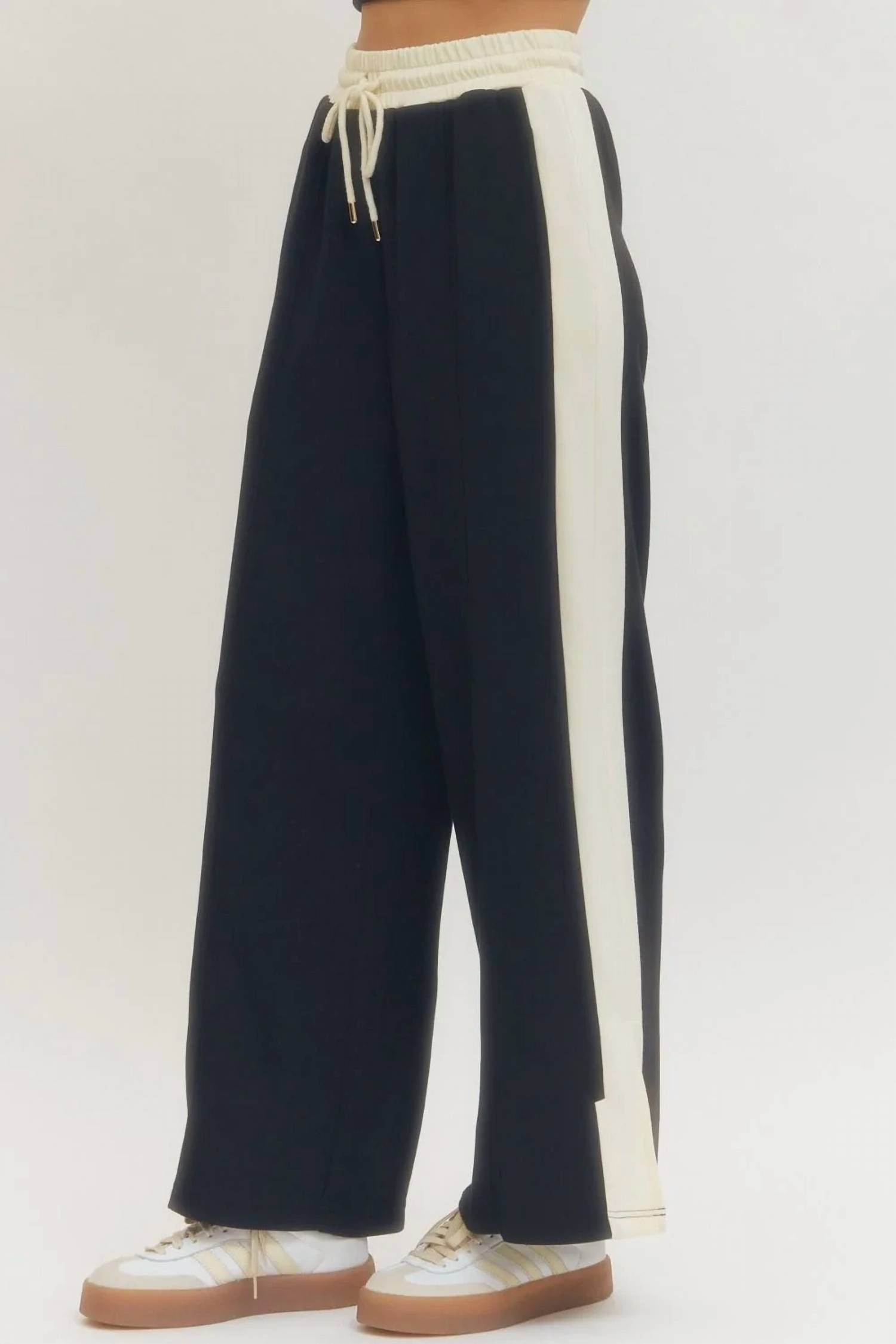 Entro - Casual Knockout Wide Leg Pants