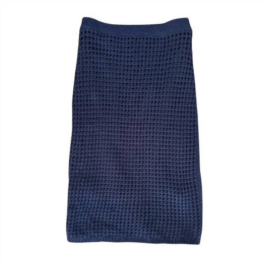 Theory - Textured Crochet Skirt