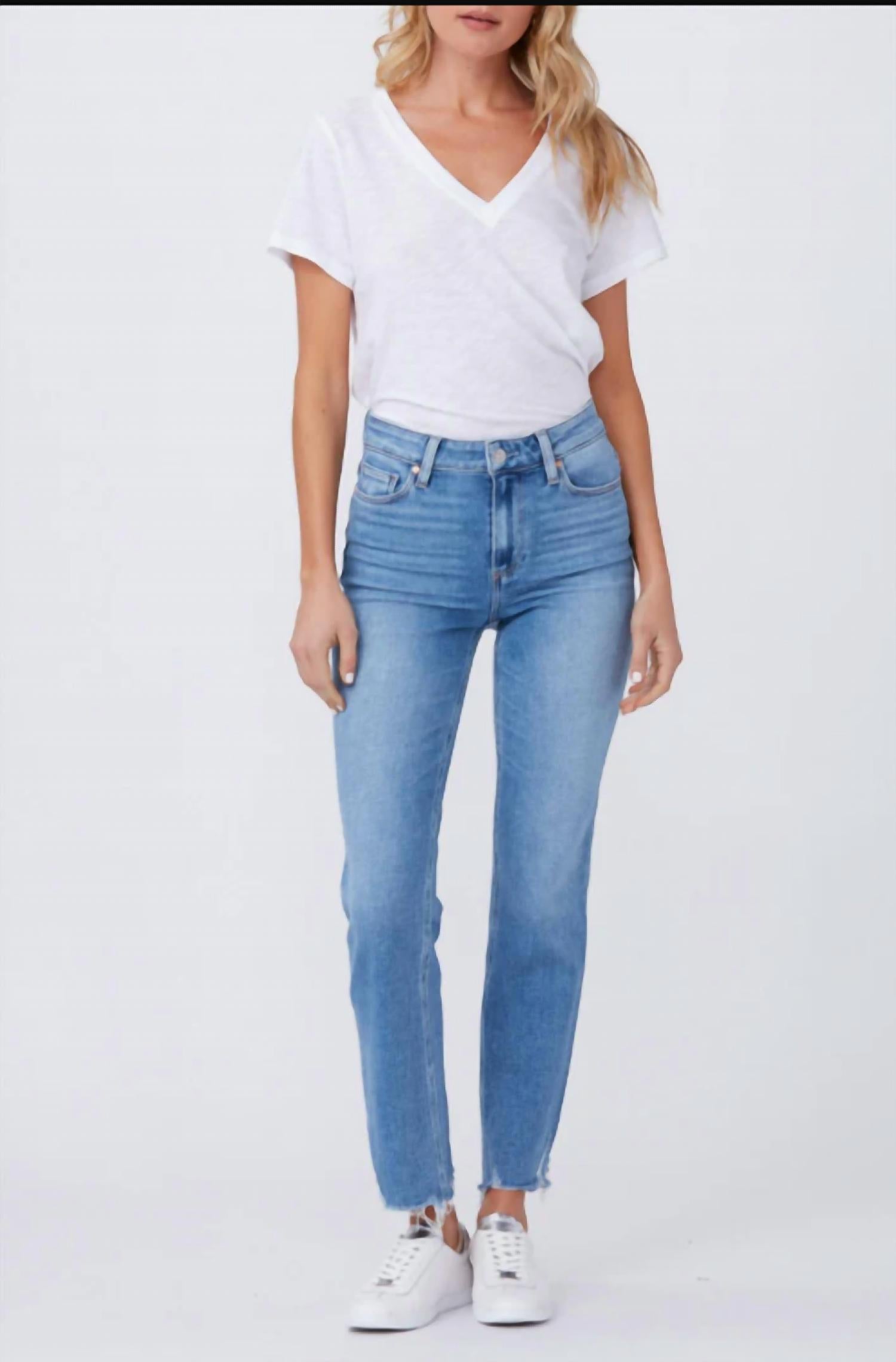 Paige Cindy Slim Leg Jeans in mel - women's jeans