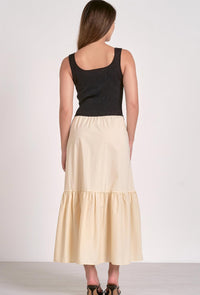 Elan - Erin Mix Media Midi Dress