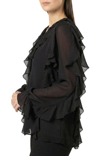 Area Stars - Women's Flyn Ruffle Blouse