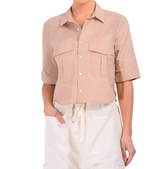 Cissa - Safari Button Up Shirt