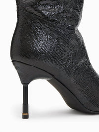 Allsaints - Women's Nori Shimmer Knee High Leather Boots