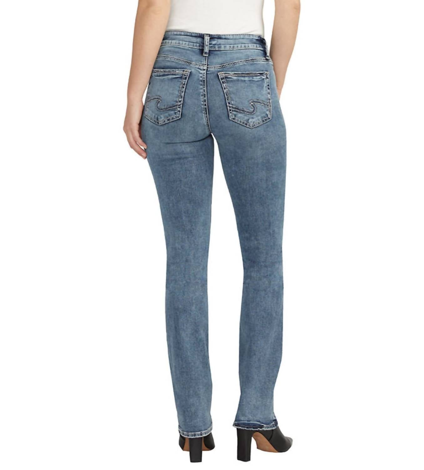 Silver Jeans Co - Mid Rise Curvy Fit Suki Slim Boot Jeans