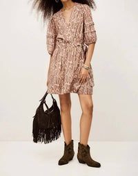 Ba&Sh - Teodora Elbow-length Sleeves Dress