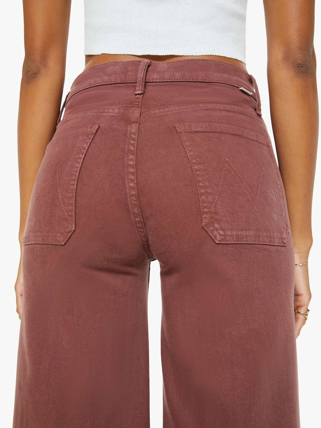 Mother - Patch Pocket Undercover Sneak Wide Leg Pants