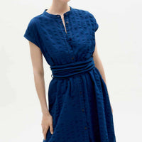 Thinking Mu - Seersucker Gretel Dress