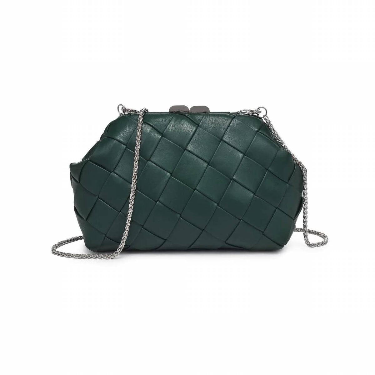 Moda Luxe - Women's Pauline Woven Crossbody Bag