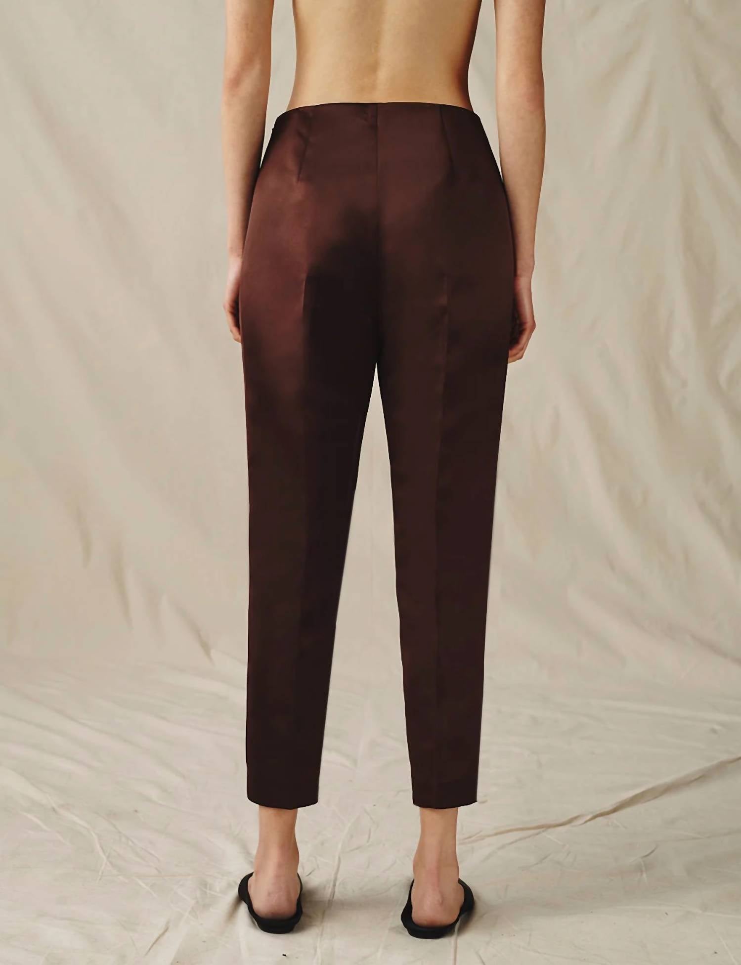 Attersee - Duchess Satin Cigarette Pant