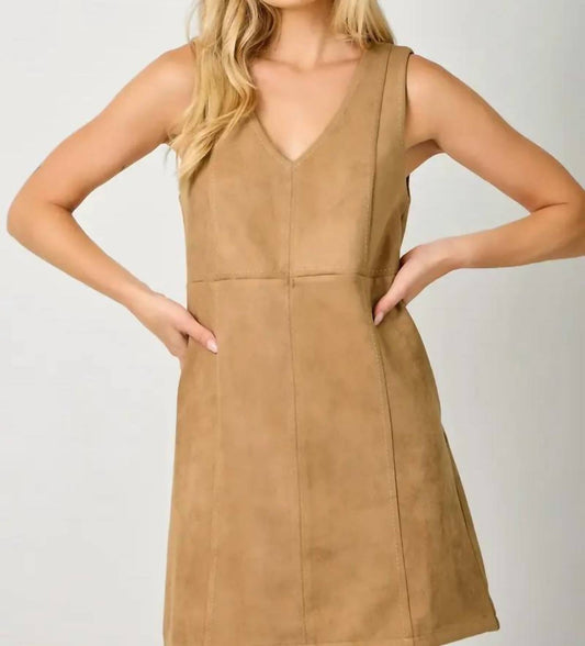 Mystree - Suede Shift Dress