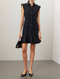 Veronica Beard - Bell Button Down Shirt Dress