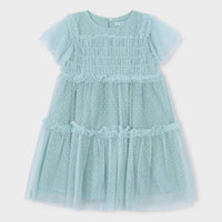 Mayoral - Big Girls' Tulle Plumeti Dress