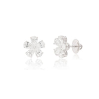 Diana M Jewels - Women's Radiant 5.50 Carat Diamond Stud Earrings