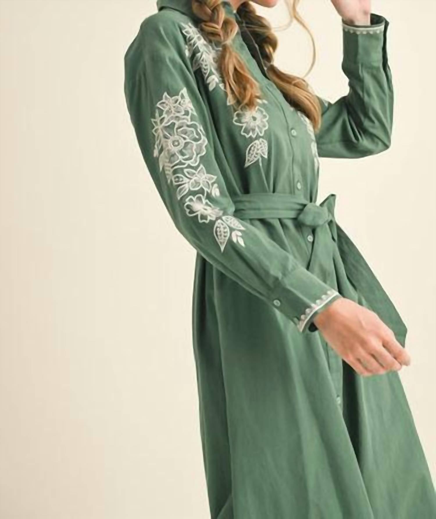 &Merci - Saddle Stitch Floral Maxi Dress