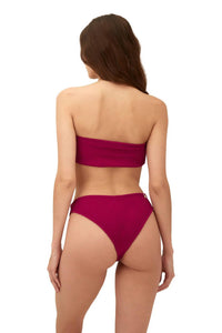 Malai - Textured Wave Cast Bandeau Top