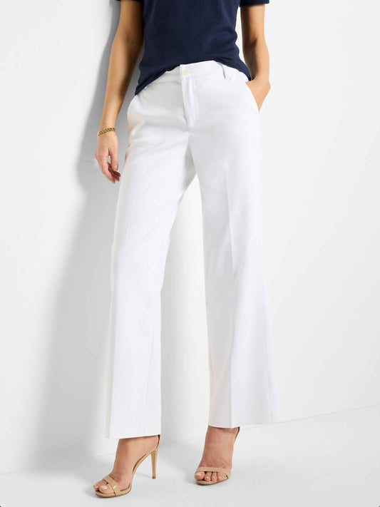 Nic + Zoe - Seasonless Cotton Wide-leg Trousers