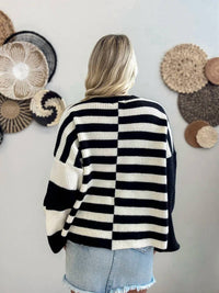 &Merci - Women's Checkmate Cozy Sweater