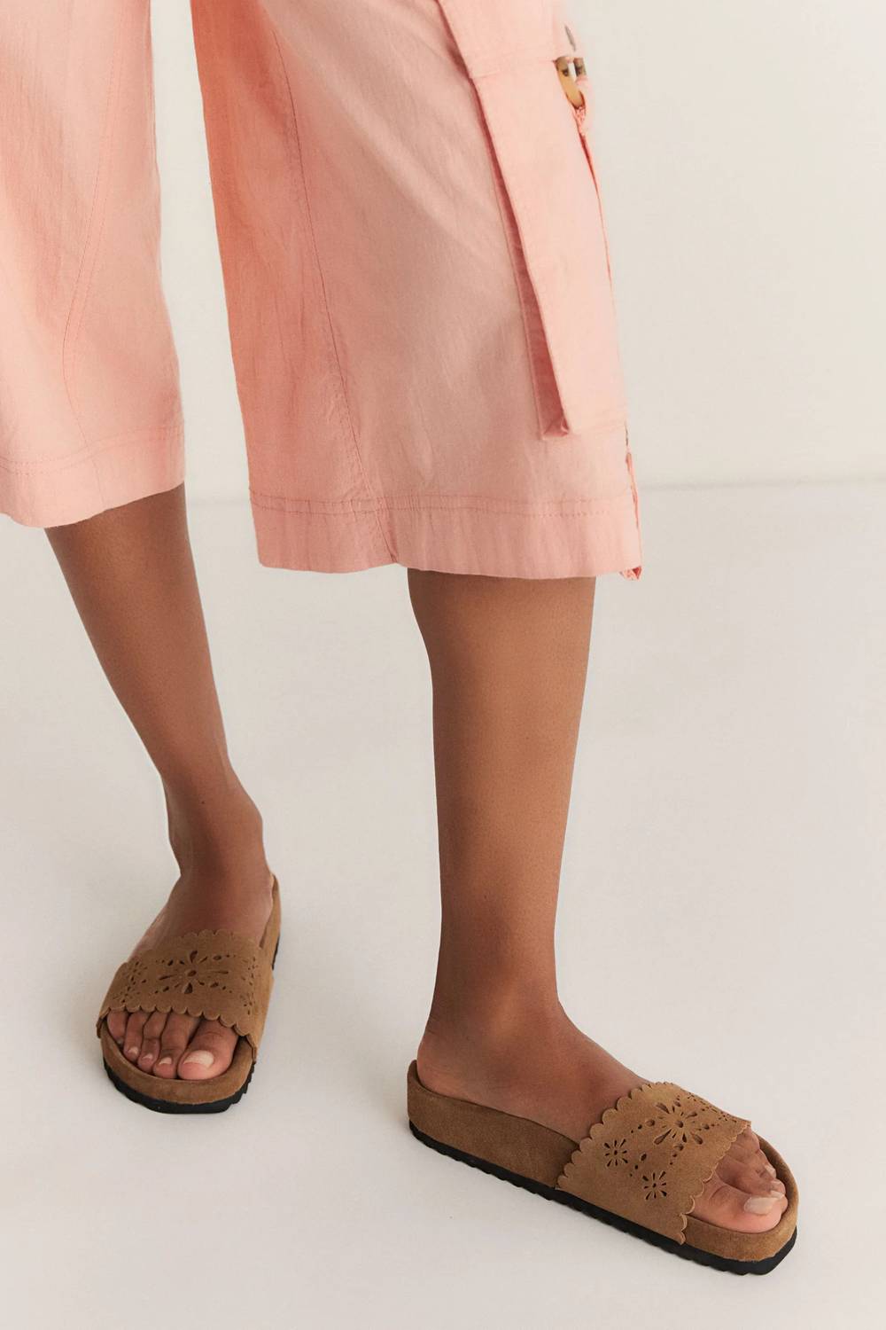 Free People - Women's Shore Cut Out Footbed Sandals