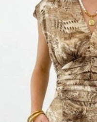 Kld. Signature - Cella Pleated Top And Pants Set