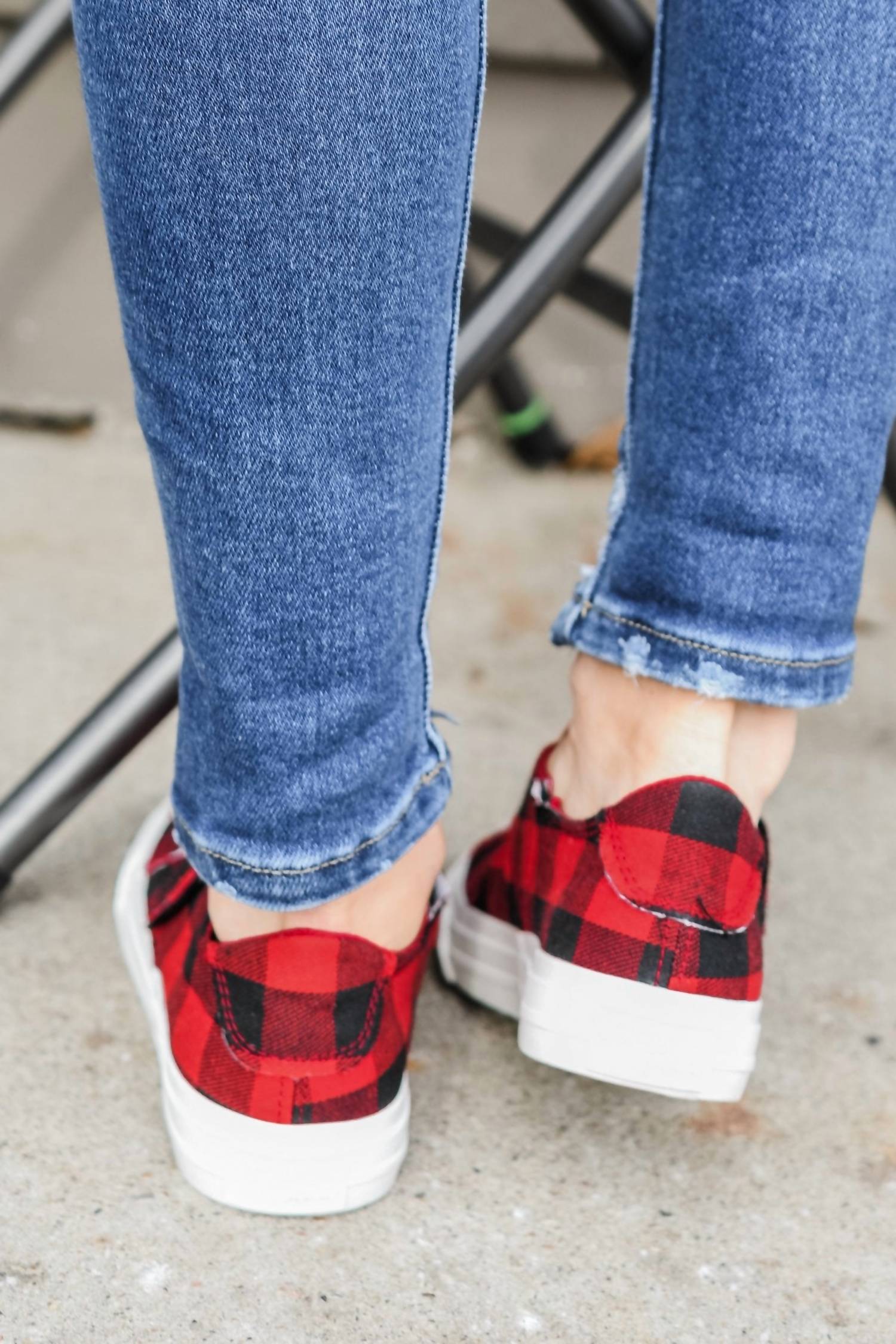 Gypsy Jazz - Women's Buffalo Plaid Sneaker