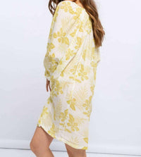 Smf - Floral V-Neck Tunic Dress