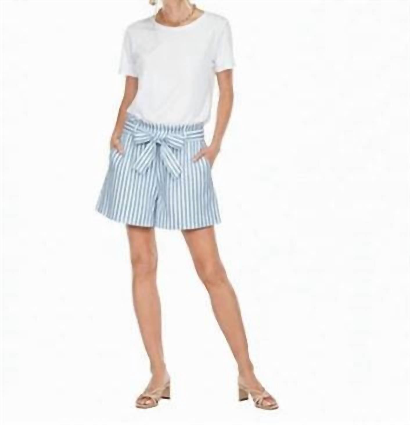 Joy Joy - Belted Elastic Waist Short