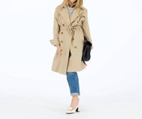 Kerri Rosenthal - Classic Double Breasted Trench Coat