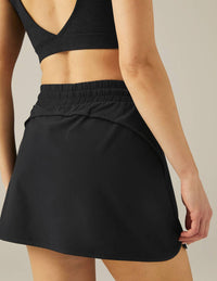 Beyond Yoga - Stretch Woven In Stride Lined Skirt