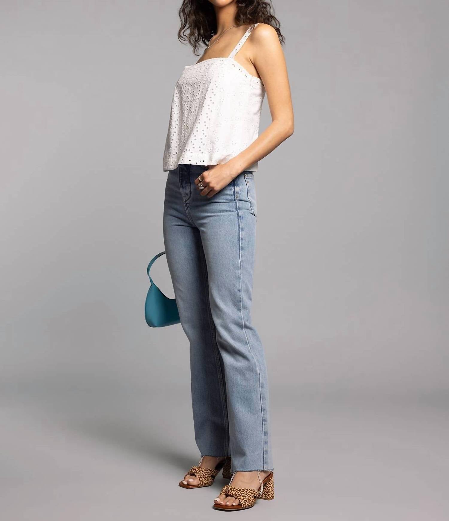 Weekend Los Angeles - Alani Eyelet Tank Top