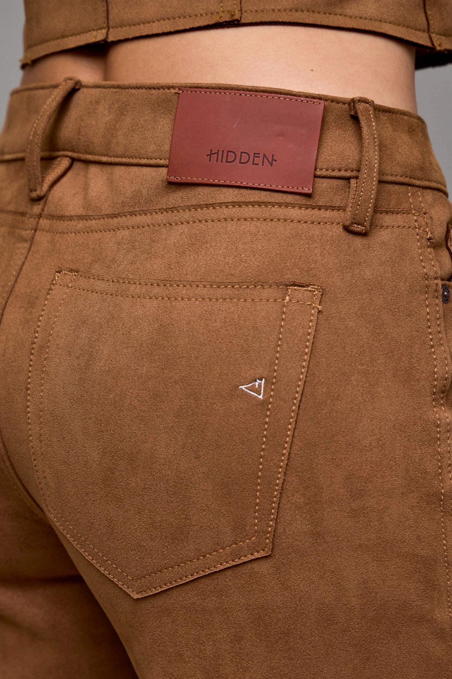 Hidden - Comfort Suede Flare Jeans