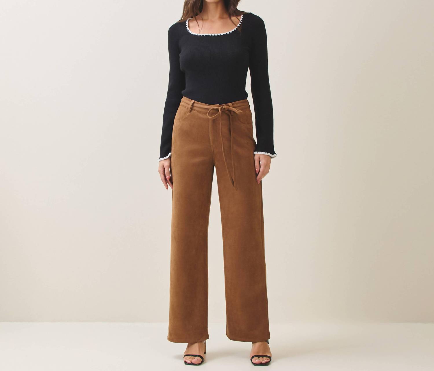 Able - Vegan Suede Pants