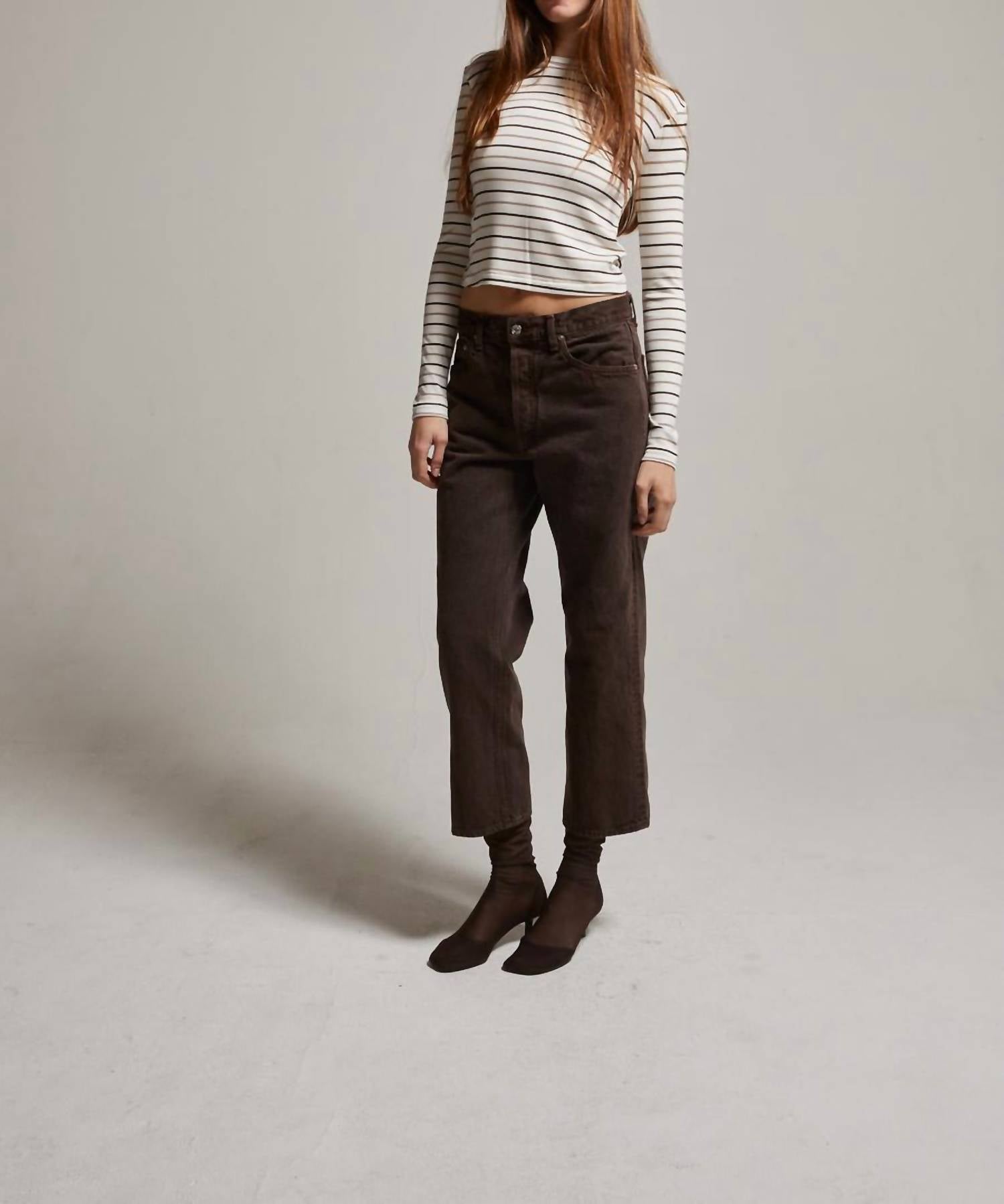 Asher - Libby Striped Long Sleeve Top